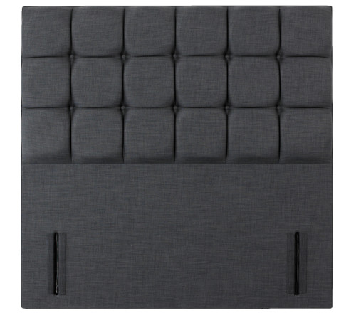 Keslow 24" Upholstered Headboard – Cube-Tufted Design