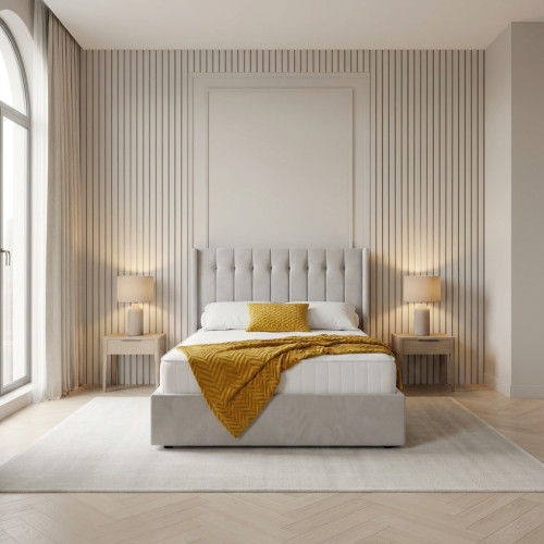 The Ellington Wingback Bed