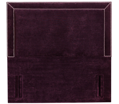 Darrow Upholstered Headboard – Velvet Finish with Nailhead Trim in 54" and 24" Heights
